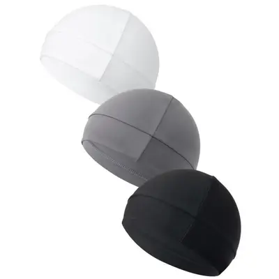 Unisex Plain Color Multifunctional Skull Caps, 2025 Summer Sportive Beanie Fitted Hat for Men & Women, Stretchy Helmet Liner ...