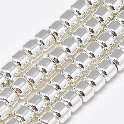 Electroplate Non-magnetic Synthetic Hematite Beads Strands