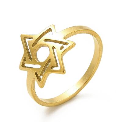 Ion Plating(IP) 201 Stainless Steel Finger Rings