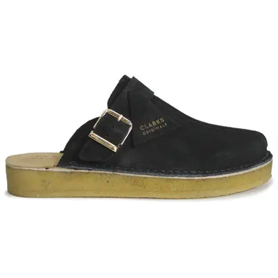 Clarks Originals Trek Mule Suede Men's Clogs Shoes - Black - Size:US 9 Men