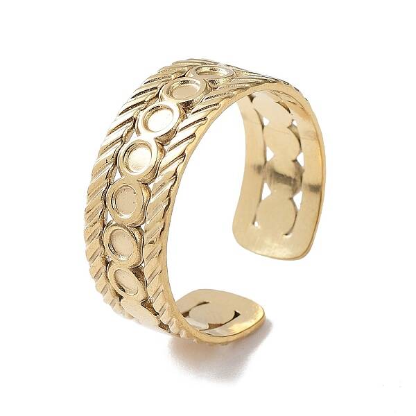 304 Stainless Steel Open Cuff Ring Components