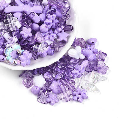 Transparent & Opaque Acrylic Beads