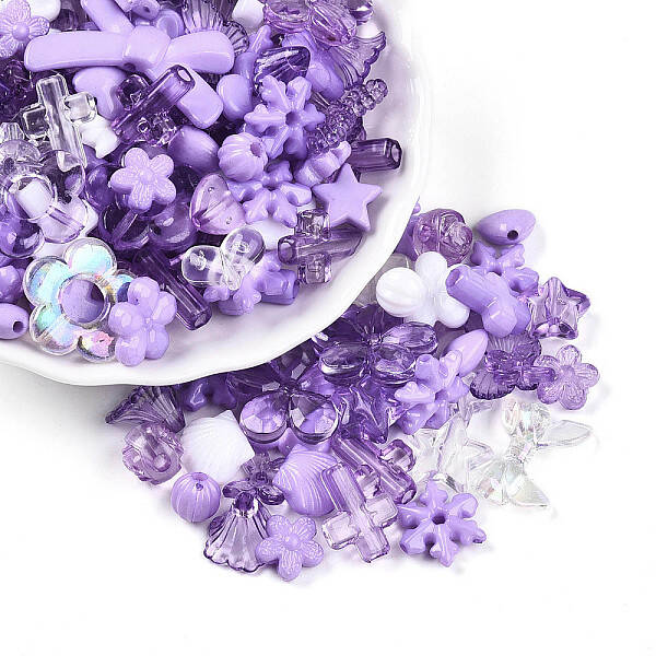 Transparent & Opaque Acrylic Beads