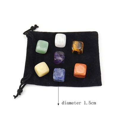 7Pcs Mixed Gemstone Display Decorations