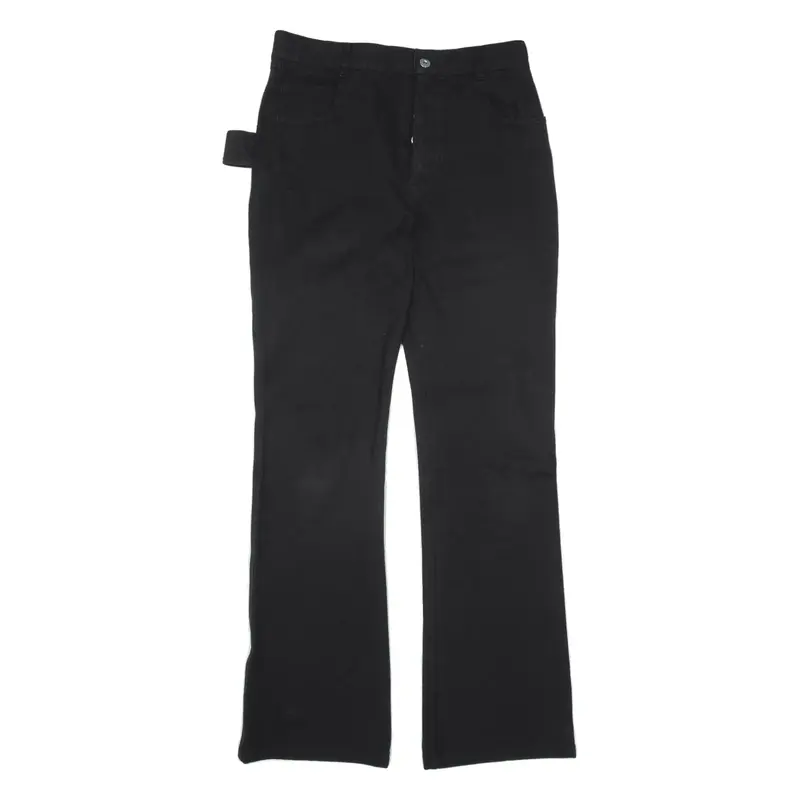 BOTTEGA VENETA Carpenter Jeans Black Denim Regular Bootcut Womens W30 L32