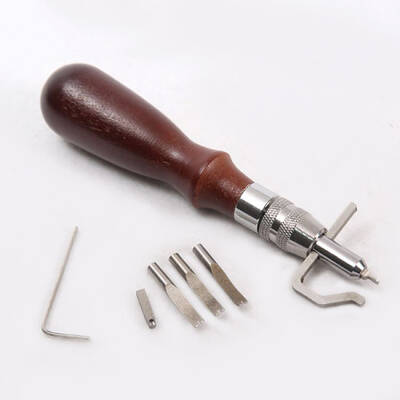 Adjustable Leather Stitching Groover