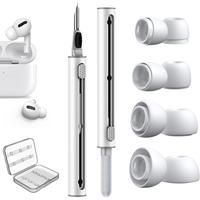 4 Pairs Airpod Pro Ear Tip Replacement and Cleaner Pen Kit Set for AirPods Pro/AirPods Pro 2 Silicon Ear Buds Tips