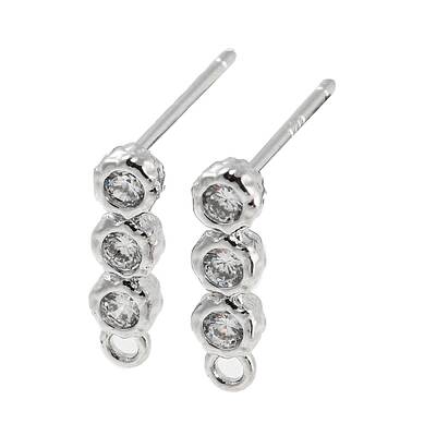 Brass Stud Earring Finding