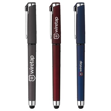 100 Custom Limerick Instant-Dry Gel Pen - Soft Touch & Stylus