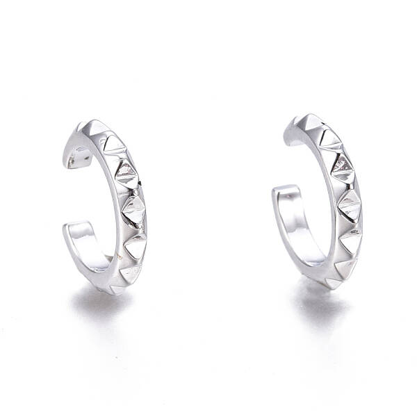 Brass Cuff Earrings