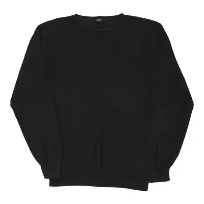 Boss Jumper - Medium Black Cotton
