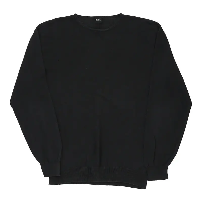Boss Jumper - Medium Black Cotton