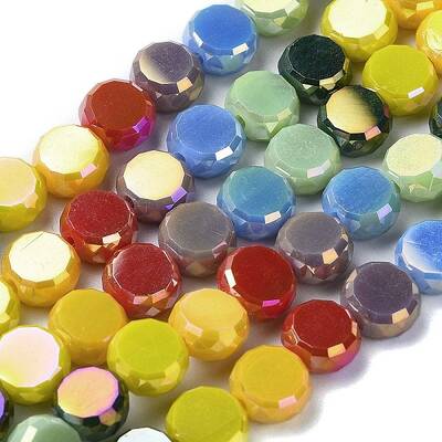 Electroplate Glass Beads Strands