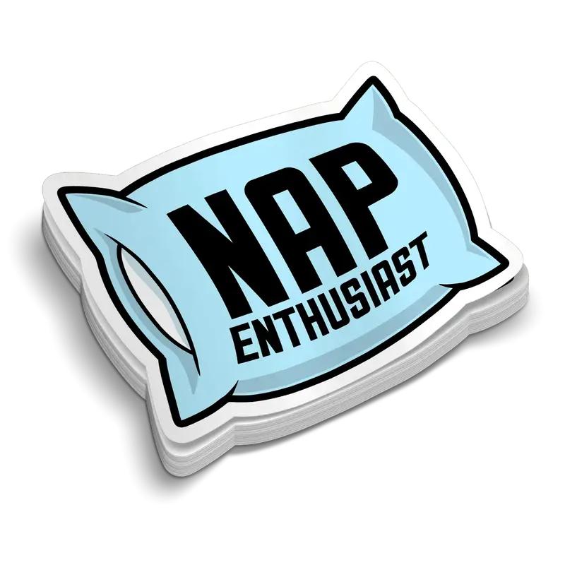 Nap Enthusiast - Hard Hat Decal