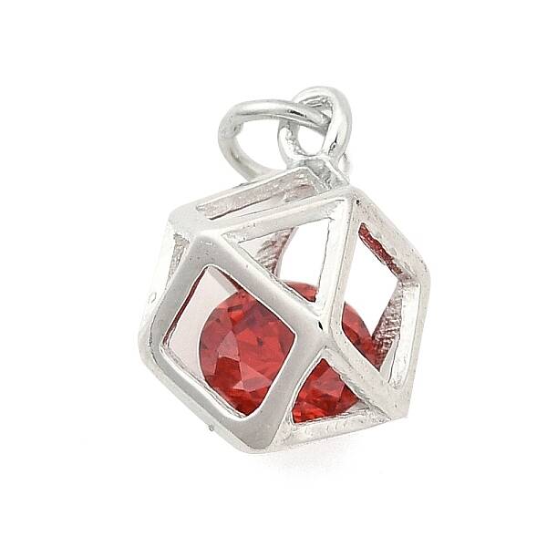 S925 Sterling Silver with Cubic Zirconia Charms
