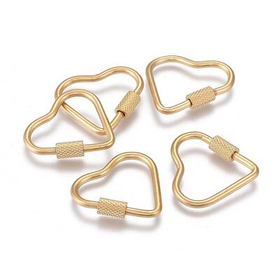 304 Stainless Steel Screw Carabiner Lock Charms