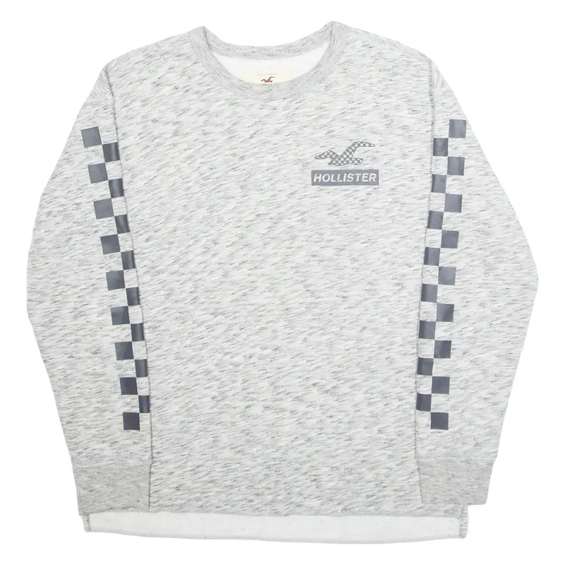 HOLLISTER Mens Sweatshirt Grey S