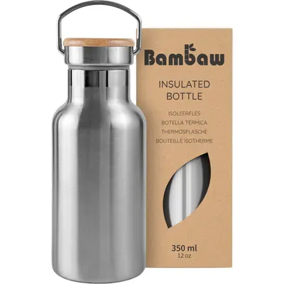 Bambaw Stainless Steel Thermos 350 ml Steel Naturale