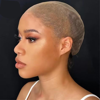 Mamushow 1 Count Skinlike HD Wig Caps Invisible Breathable Stretchy Wig Cap
