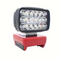 Flood Work Light, LED Work Light Compatible with for Milwaukee 18V Lithium Battery, Cordless LED Job Site Light