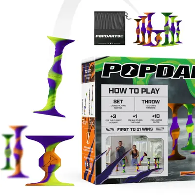 Popdarts Pro Pack – Choose your colors! Addictive Fun for All Ages, Perfect Game Nights, Competitive Play, & Epic Trickshot...