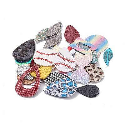 PU Leather Pendants
