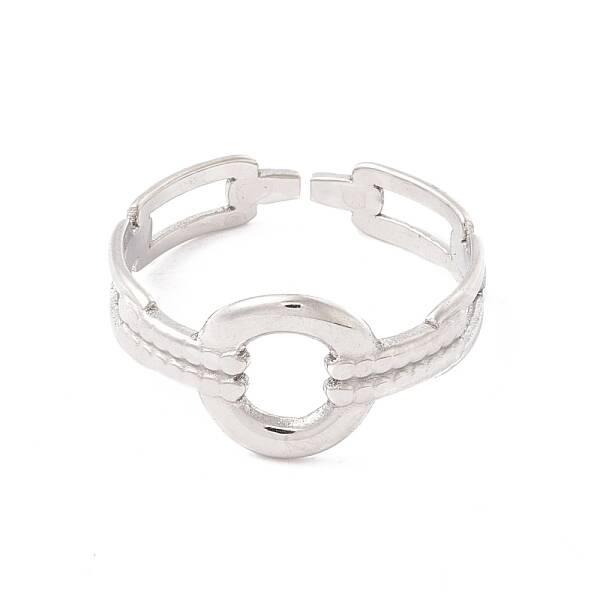 Non-Tarnish 304 Stainless Steel Cuff Ring