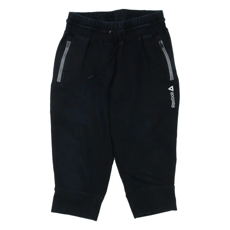 REEBOK 3/4 Leg Mens Casual Shorts Black S W26