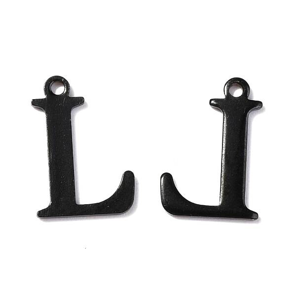 304 Stainless Steel Alphabet Charms