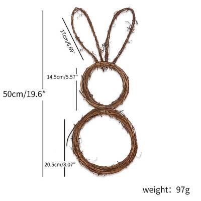 Easter Bunny Wreath for Home Decor