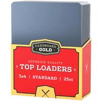 Cardboard Gold top loaders (1 pack of 25)