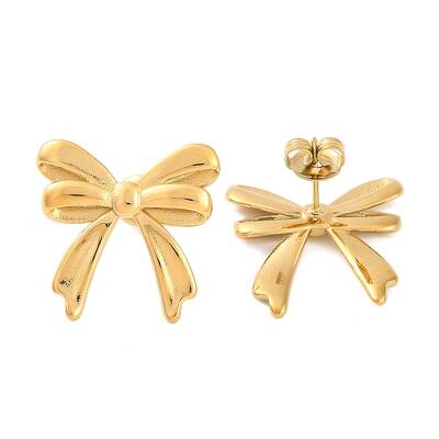 Ion Plating(IP) 304 Stainless Steel Stud Earrings