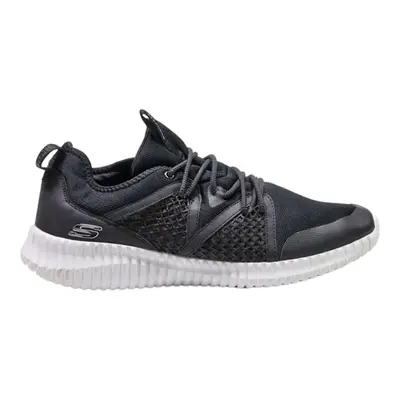 SKECHERS Sneaker Trainers Black Synthetic Mens UK 9.5