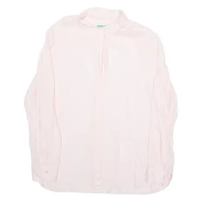 Womens Blouse Pink Long Sleeve XL