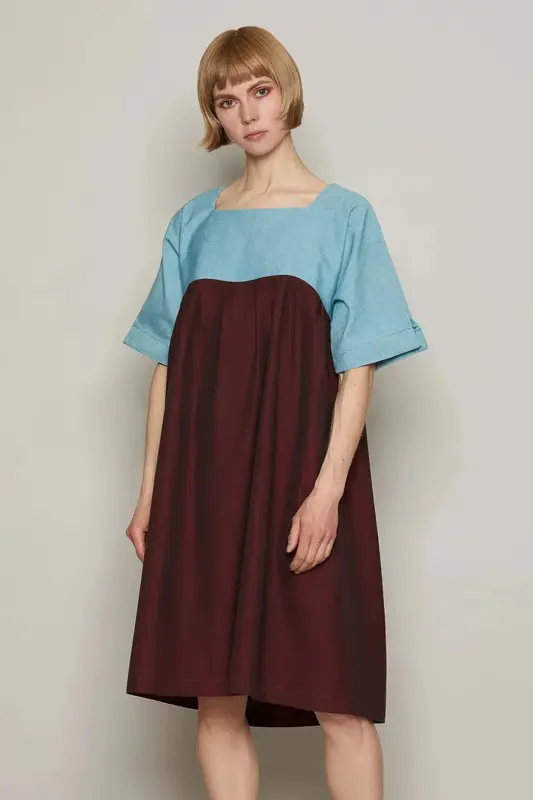 Cher Ami Dress (Burgundy) | size: 2XL