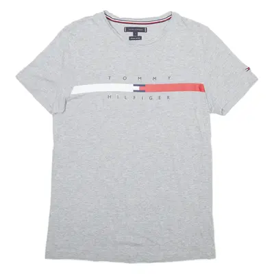 TOMMY HILFIGER Mens T-Shirt Grey S