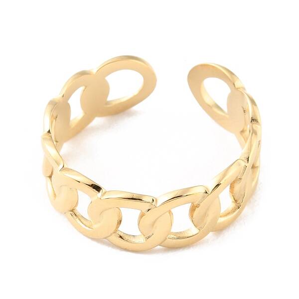 304 Stainless Steel Hollow Out Open Cuff Rings