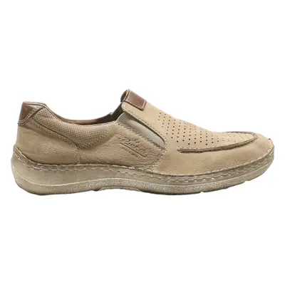 RIEKER Pump Shoes Brown Leather Mens UK 8
