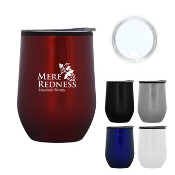 36 Custom 12 oz Napa Stemless Wine Cup - Stainless Steel & ...