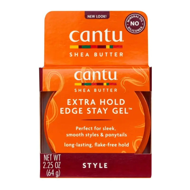 Gel fissante per bordi Cantu Shea Butter Firm Hold 64 g
