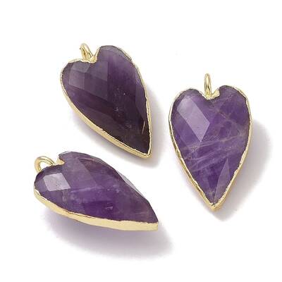 Natural Amethyst Pendants