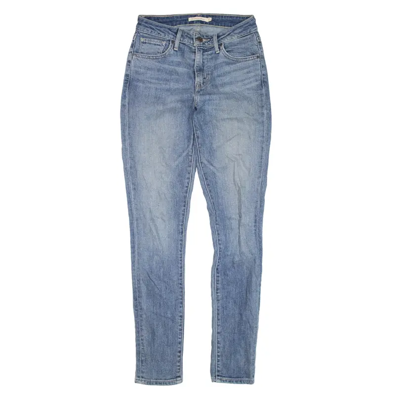 LEVI'S 721 High Rise Jeans Blue Denim Slim Skinny Womens W25 L30