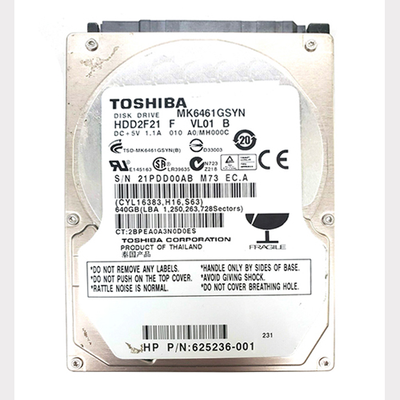 625236-001 HP 640GB 7200RPM SATA 3Gb/s 2.5-Inch Hard Drive