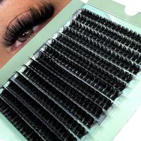 Mixed Length Individual False Eyelashes, 1 Box Natural Look Eyelash Extensions, Self Grafting Curl Eyelashes, Eye Makeup Enha...