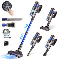 Cordless Vacuum Cleaner, 550W 45KPA, 45-Min Runtime, Self-Standing Stick with LED Screen & Rechargeable Handheld for Carpet, ...