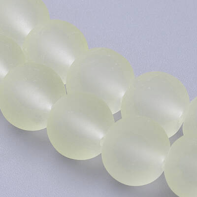 Transparent Glass Bead Strands