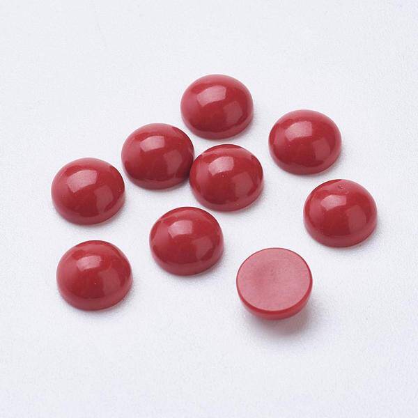 Synthetic Coral Cabochons