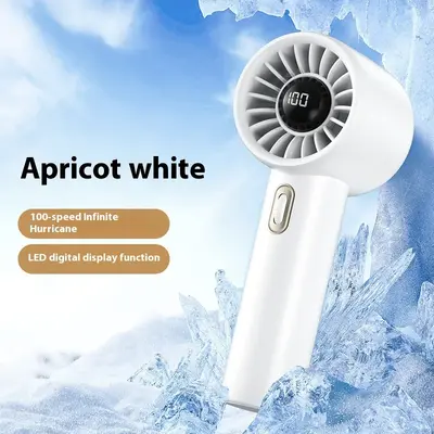 Outdoor Carry Portable Fan Turbo | Color: Almond White