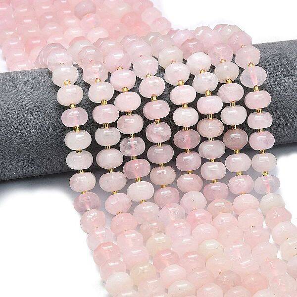 Natural Rose Quartz Beads Strands