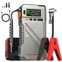 8000A [10 in 1] Portable Jump Starter with Air Compressor (ALL Gas/12.0L Diesel) Combo Cordless Air Pump for Tire Inflator & ...